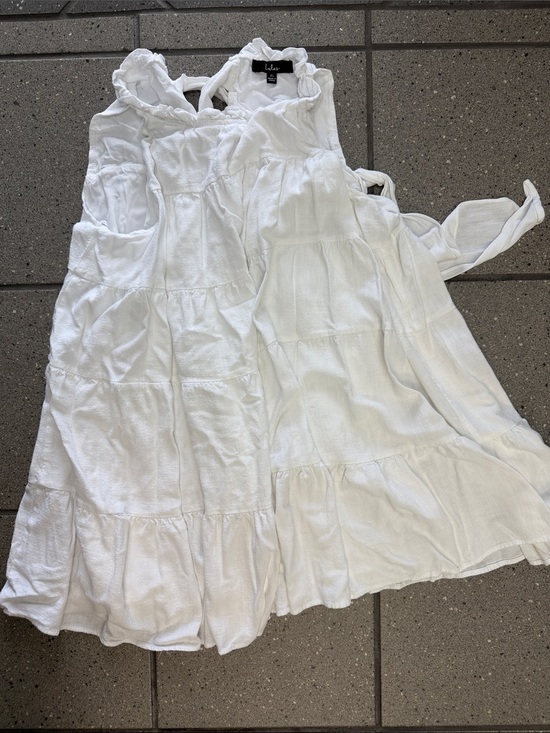 Lulus Dresses & Skirts - Lulu's White Tiered Ruffle Sundress for Girls
